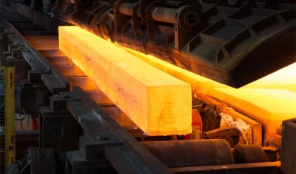 Billet heated by induction furnace - Judian