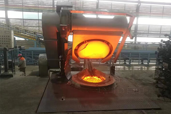 Judian electromagnetic furnace for melting steel