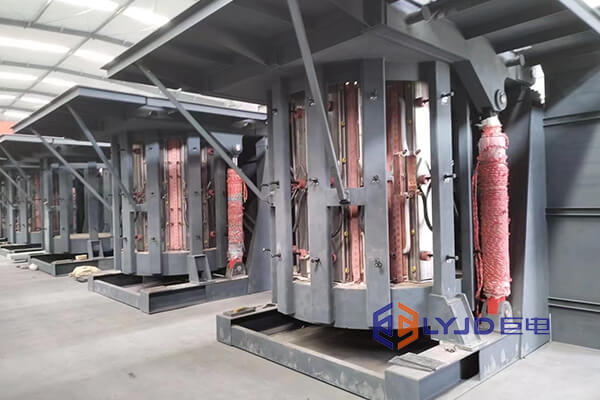Judian 8-ton induction steel melting furnace